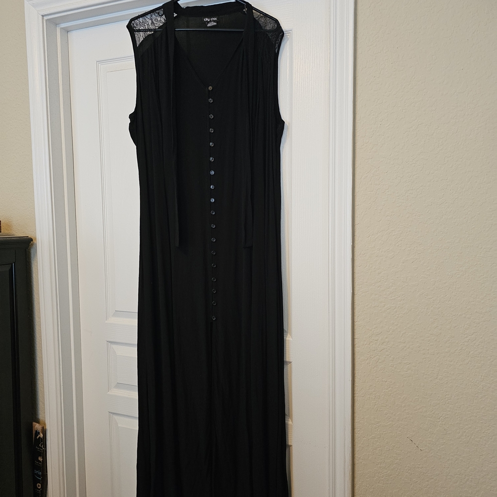 City Chic Black Maxi Dress